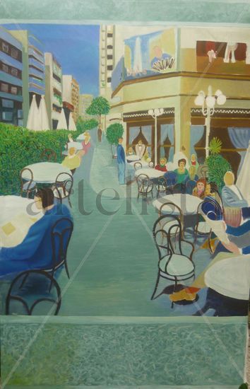 LA BIELA - Bs As- Oil Canvas Landscaping