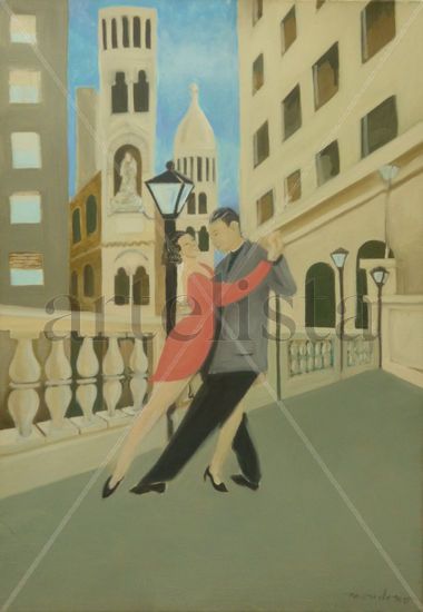 TANGO DIA Oil Canvas Landscaping