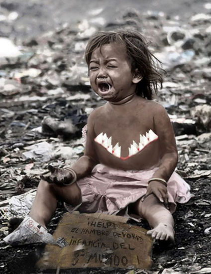 El hambre devora la infancia del 3 mundo 