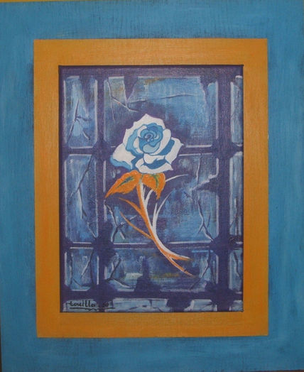 Rosa azul