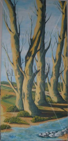 Arboles Oil Canvas Landscaping