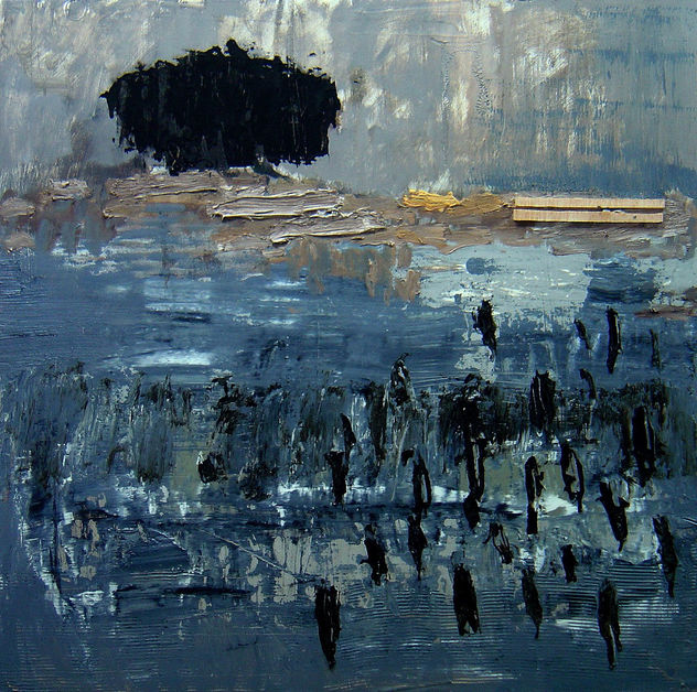 paisaje con árbol