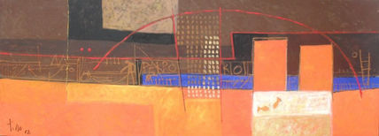 Río en naranja
