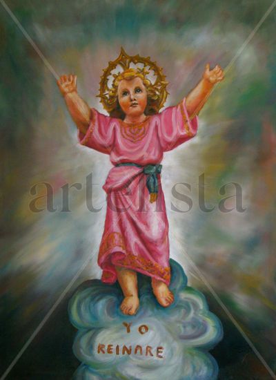 IMAGEN RELIGIOSA Oil Canvas Figure Painting