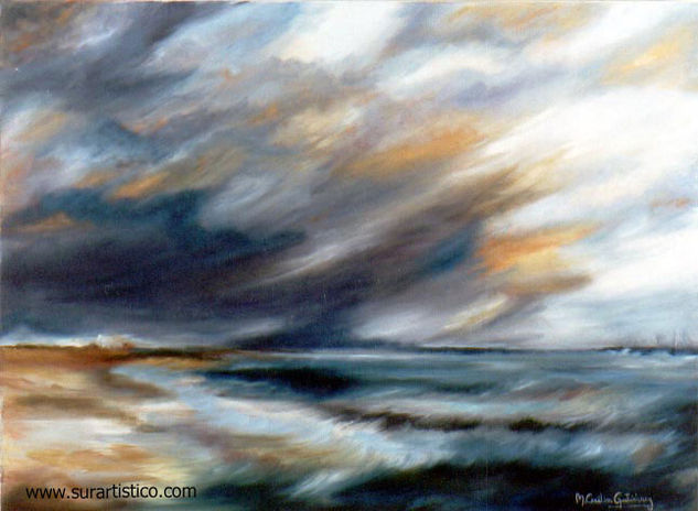 marina I Oil Canvas Marine Painting