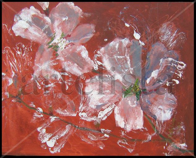 Flor Oil Panel Floral Painting