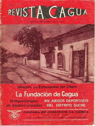 Revista cagua (El cuadro de la portada es de la artista) 