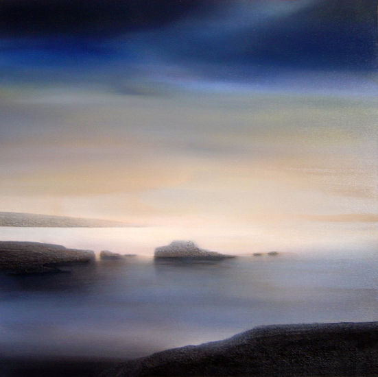 Quietud (60 x 60 cm.) Óleo Lienzo Paisaje