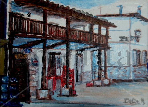 TAPAS EN BETETA Acrylic Canvas Landscaping