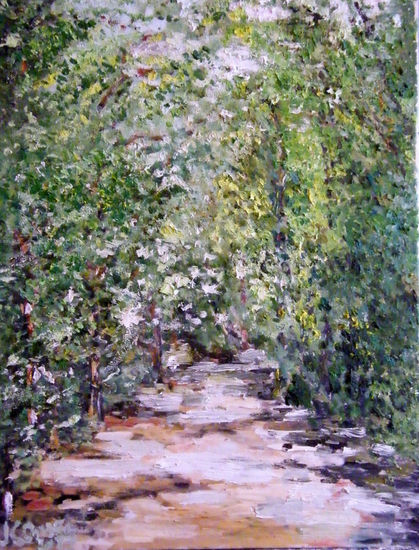 Bosque del silencio Oil Canvas Landscaping