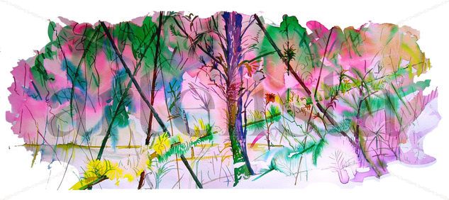 2 Watercolour Paper Landscaping