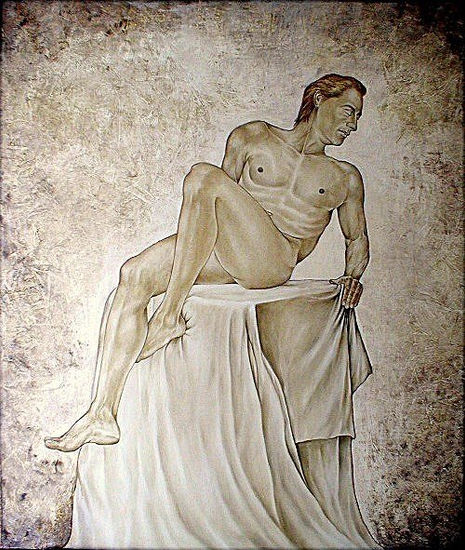 DESNUDO Óleo Lienzo Retrato