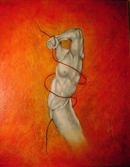 TORSO Oil Panel Nude Paintings