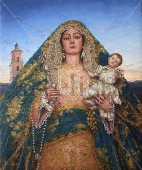 Nuestra Señora de la Oliva Oil Canvas Others