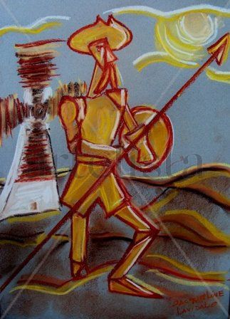 EL Quijote y el Molino