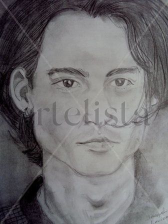 Johnny Depp Charcoal