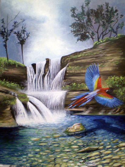 VUELO DE LA IMAGINACIÓN Oil Canvas Landscaping