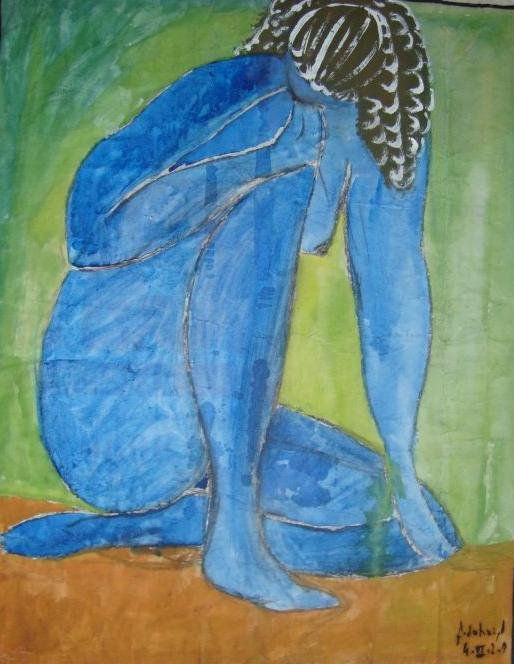 mujer azul 18