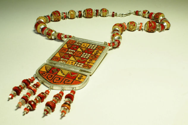 Collar inspiración ceremonial inca - precolombino 