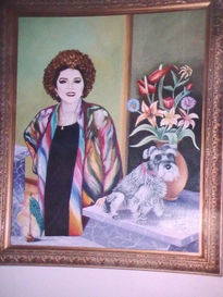 Retrato y mascota