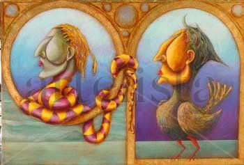 el gallo y el lagartijo