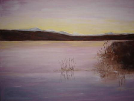 Laguna de Navarra Oil Canvas Landscaping