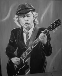 Retrato ANGUS YOUNG II