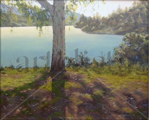 Atardecer en los Hurones Oil Canvas Landscaping