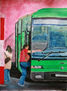 subiendo al autobus