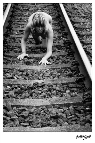 Rebeka en Urdaibai 42 Retrato Blanco y Negro (Digital)