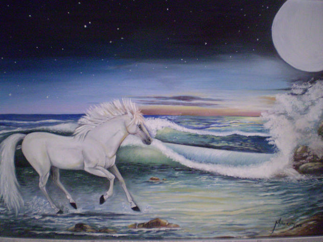 CABALGANDO  EN LA   NOCHE