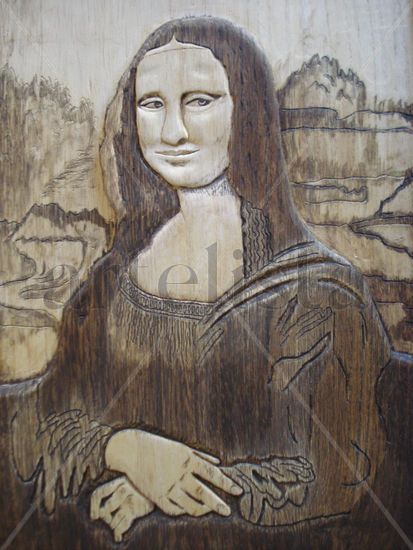 Mona Lisa La Gioconda Huecograbado