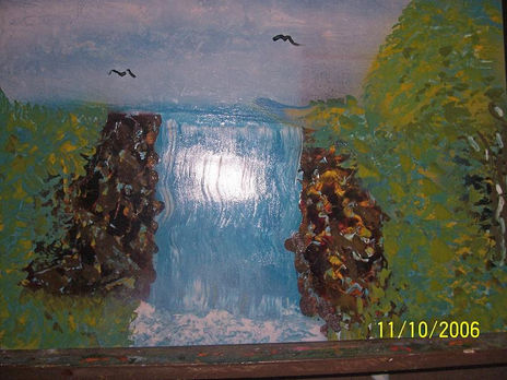 Paisaje cascada