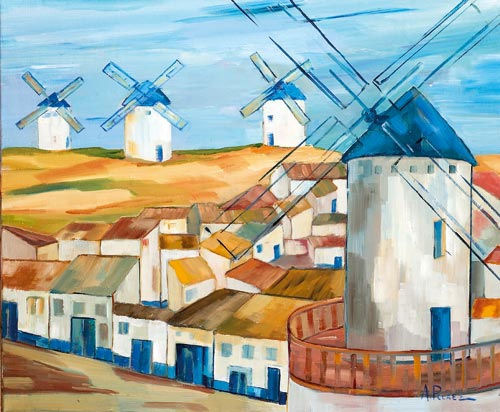 CAMPO DE CRIPTANA Oil Canvas