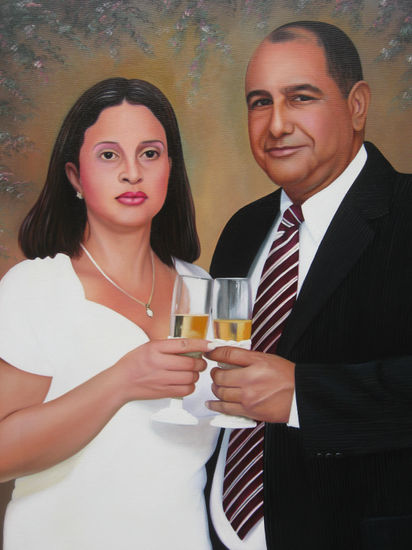 PACTO DE AMOR Óleo Lienzo Retrato