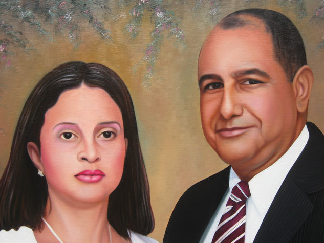 PACTO DE AMOR Óleo Lienzo Retrato