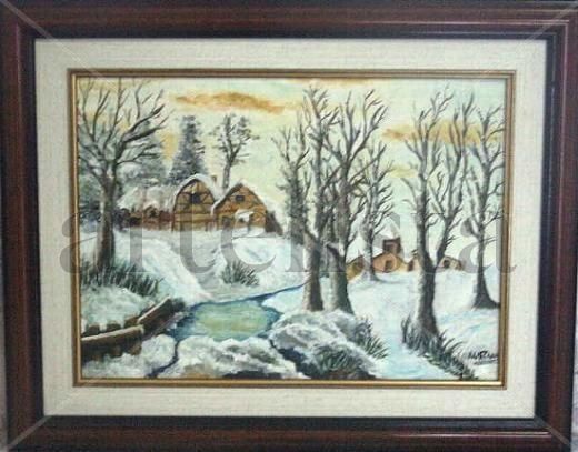 Nieve Oil Canvas Landscaping