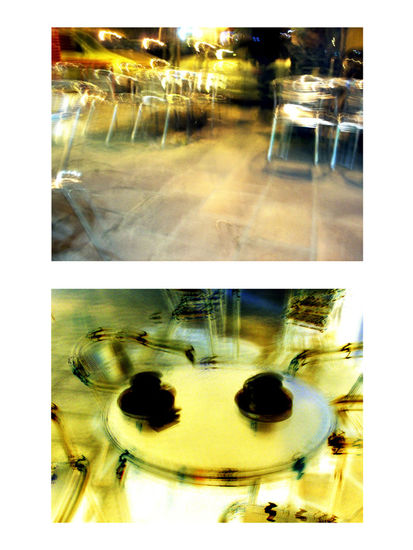 cafe de noche Otras temáticas Color (Digital)