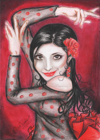 Boceto "flamenco"