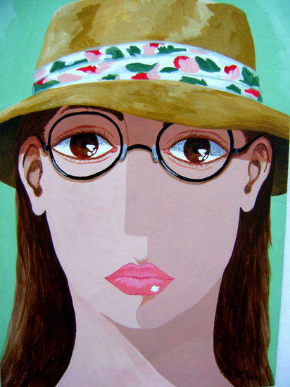 Simona en Vacaciones Oil Canvas Landscaping