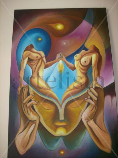 genesis n 2 Oil Canvas Figure Painting