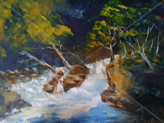 Torrente Oil Canvas Landscaping