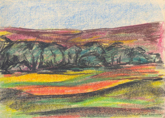 Paisaje desde la huerta, (View from the garden)