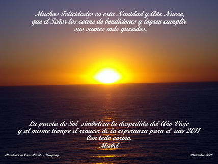 Puesta de Sol en...