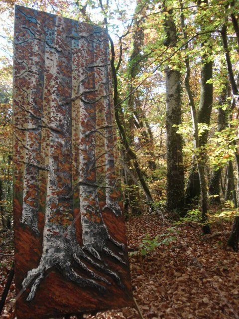 Fageda al novembre. Hayedo en noviembre.