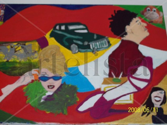 ALMODOVAR Oil Canvas Others