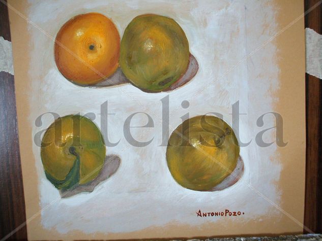 ciruelas Oil Paper Still Life Paintings