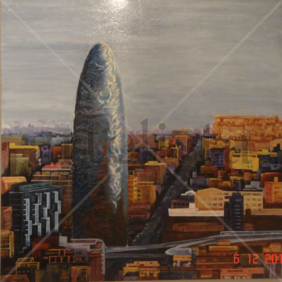 TORRE AGBAR Oil Canvas Landscaping