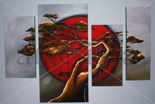 feng shui Óleo Lienzo Paisaje