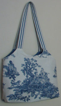 Toile de jouy azul